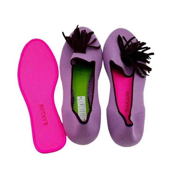 Rothy's Limited Edition The Merino Wool Tassel Slip On Loafer Flat 10.5 NWOB - Picture 6 of 8